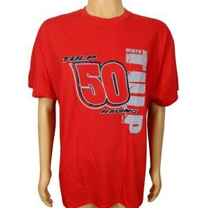 Heath Tulip #50 Dirt Track Racing USRA T Shirt Sz‎ XL